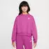 Nike Club Fleece Sweatshirt Loose Fit (FZ9244) hot fuchsia/white