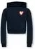 Only KOGCOOPER LIFE LOVE LS HOOD FR SWT Kapuzensweatshirt Regular Fit (15364630) navy blazer print:walking heart/pink yarrow/gold