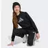 Adidas Glam Graphic Hoodie Kids Kapuzensweatshirt (JV5267) schwarz