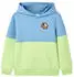 vidaXL Kinder Kapuzenpullover mit Reißverschluss (12594) blau und zartgelb