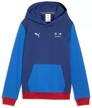 Puma BMW M Motorsport Essentials Hoodie Kapuzenpullover Kinder (634981) pro blue m color