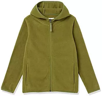 Amazon Essentials Fleece-Kapuzenpullover mit Reißverschluss (AE-B-FW20-OTW-110) olivgrün