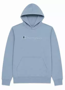 Champion Legacy Classic Logo Kapuzenpullover Standard Fit pastellblau