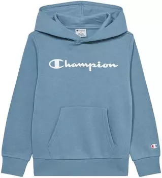 Champion Kids Classic Big Logo Print Hoodie (305163) taubenblau/wei&szlig;