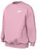 Nike Club Fleece Sweatshirt Loose Fit (FD2923-690) med soft pink/med soft pink/weiß
