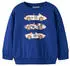 Name It NMMVILDAR LS SWEAT BOX BRU Sweatshirt Regular Fit (85620529) surf the web print:cars/royalblau/taubenblau/orange/weiß