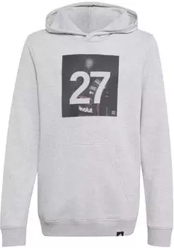 Adidas Audi Revolut Formula One Team Gabriel Bortoleto Graphic I Hoodie Sweatshirt (KY2029) light grey heather