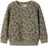 Name It NMMVIMO LS NREG AOP SWEAT BRU Sweatshirt, Regular Fit (86815714) mermaid aop:dino/khaki/tanne