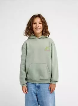 Quiksilver Graphic Hoodie Oversized Youth Kapuzensweatshirt (EQBFT03991-GHG0) iceberg green/kiwi/hellgr&uuml;n/rosa