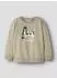 Name It NMMNILIUS LS NREG SWE BRU PB Sweatshirt Regular Fit (42649705) beige/dunkelbraun/grün/weiß