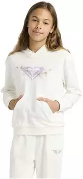 Roxy Surf Feeling Hoodie Terry Fleece Pullover (ERGFT04041-WZA0) kokosmilch