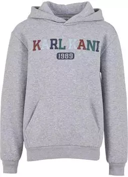 Karl Kani KK College Hoodie Junior Kapuzensweatshirt dunkelblau/graumeliert/dunkelgr&uuml;n/dunkelrot