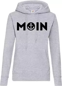Youth Designz MOIN Anker Hoodie grau