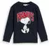 Tom Tailor Sweatshirt mit Print (1035202) dunkelblau/weiß