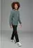 Bruno Banani Kapuzen-Strickpullover in Ripp-Strickstruktur mit Brusttasche (63829169) hellpetrol