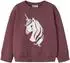 Name It NMFVENUS Sweatshirt lavendel/rot/weiß