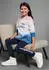 KangaROOS Kapuzensweatshirt mit Print (79519922) rosa-blau
