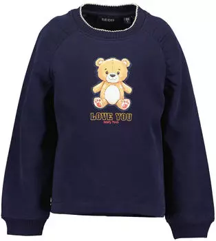 Blue Seven Sweatshirt Lockere Passform (59607919) nachtblau/gold/koralle/hellorange