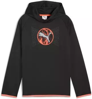 Puma Active Sports Lightweight Poly Hoodie B Sweatshirt (527692) schwarz