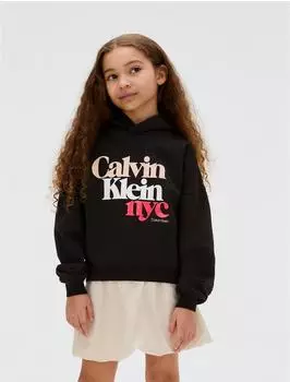 Calvin Klein Pearl Signature Terry Hoodie Sweatshirt (51121528) ck schwarz