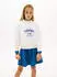 Tommy Hilfiger Girls High Rib Hem Crew Neck Sweatshirt Regular Fit (KG0KG08992) ancient weiß/dunkelblau
