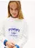 Tommy Hilfiger Girls High Rib Hem Crew Neck Sweatshirt Regular Fit (KG0KG08992) ancient weiß/dunkelblau
