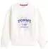 Tommy Hilfiger Girls High Rib Hem Crew Neck Sweatshirt Regular Fit (KG0KG08992) ancient weiß/dunkelblau