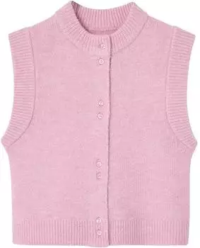 Vertbaudet Strickweste lila