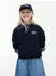 Tommy Hilfiger Girls High Rib Hem Crew Neck Sweatshirt Regular Fit (KG0KG08989) dark blue