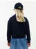 Tommy Hilfiger Girls High Rib Hem Crew Neck Sweatshirt Regular Fit (KG0KG08989) dark blue