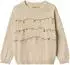 Wheat Knit Pullover Embr. Lisa Rundhals Pullover (14236928) sanftes weiß