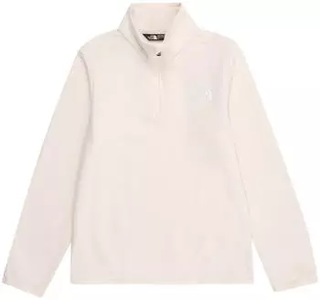 The North Face Glacier Fleece mit 1/4 langem RV Jugendliche (NF0A8CVGQLI) white dune