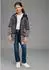 KangaROOS Strickjacke mit Streifenmuster, lässiger Schnitt, Grobstrick (50045763) marine