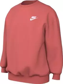Nike Sportswear Club Fleece Sweatshirt Oversize (FD2923-814) magic ember/white