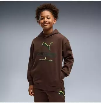 Puma Street Relaxed Hoodie FL B Kapuzensweatshirt (694671) chocolate fondue