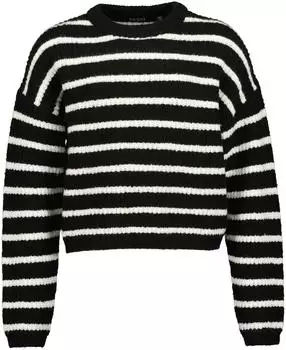 Blue Seven Rundhalspullover (67636730) schwarz