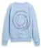 Tom Tailor Oversize Sweatshirt mit Rückenprint und Rippbündchen (1048556) hellblau/basaltgrau