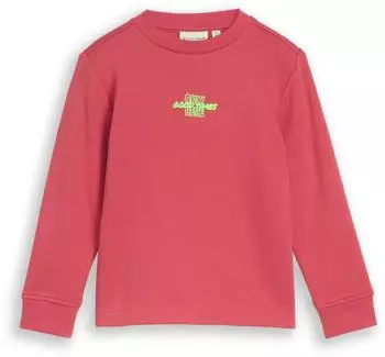 Tom Tailor 1052454 Sweatshirt mit Print berry red