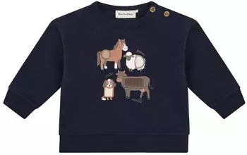 Minymo Animal Sweatshirt dark sapphire
