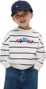 Tommy Hilfiger Shirt & Pants Set Regular Fit (KS0KS00781) off white stripe