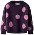 Name It NMFOLISA LS KNIT BF Rundhalspullover Regular Fit aubergine/rosa