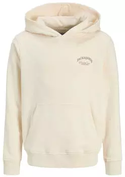 Jack & Jones Jjebradley Sweat Hood Noos Kapuzensweatshirt (12269303) antique white/rostbraun/wollweiß