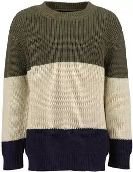 Blue Seven Strickpullover mit Stehkragen (55362520) oliv