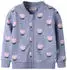 Name It NMFOLINIAS LS SWE CARD BRU PB Sweatjacke (49686030) lavender icing/lila/rosa/weinrot