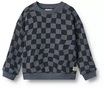 Wheat Sandro Sweatshirt L/S (53035631) navy blue check