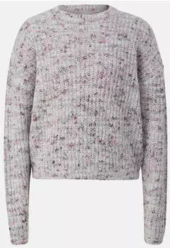 s.Oliver Strickpullover in melierter Optik (2183651) creme