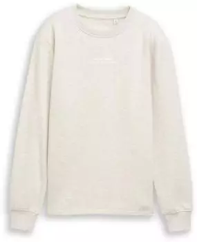Tom Tailor Sweatshirt mit Print (1052420) cashew melange