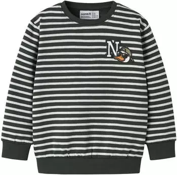Name It NMMOZIAS LS NREG SWE BRU PB Sweatshirt Regular Fit (64837265) sycamore