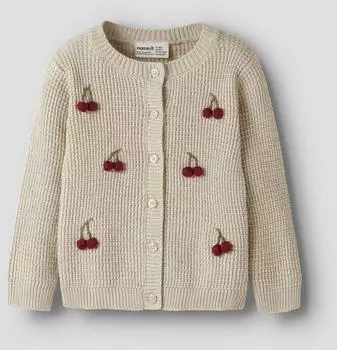 Name It NMFOSIE LS KNIT CARD BOX Strickjacke Regular Fit (34819126) peyote melange