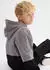 bonprix Hoodie aus weichem Baumwoll-Mix (94505995) rauchgrau/schwarz bedruckt